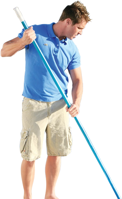 Pool And Spa Care For All Your Pool And Spa Maintenance - Man In Pool Png (416x700), Png Download
