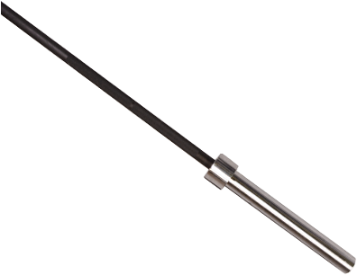 Cap 86" Black Bar W/ Steel Sleeves - Crop Horse (400x350), Png Download