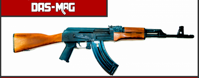 Das-mag Ca And Ny Compliant Side Loaded Fixed Mags - Das Mag Ak 47 (660x260), Png Download