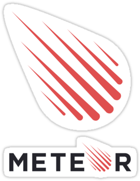 Meteor ×2 Sticker - Meteor Js Logo (375x375), Png Download