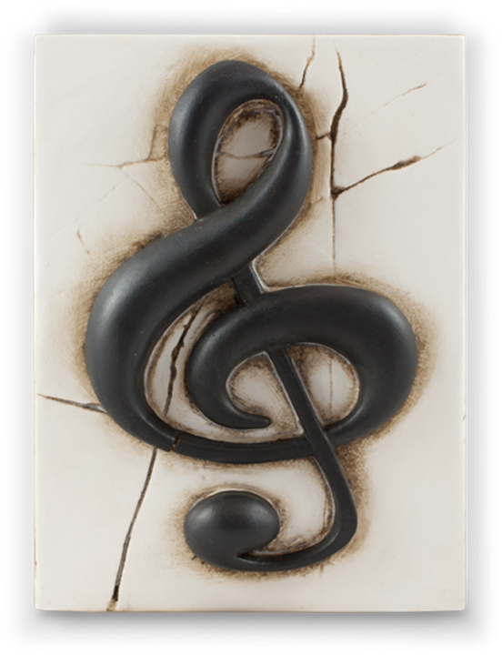 Sid Dickens Originals Handmade Memory Blocks - Sid Dickens Music Note (552x720), Png Download