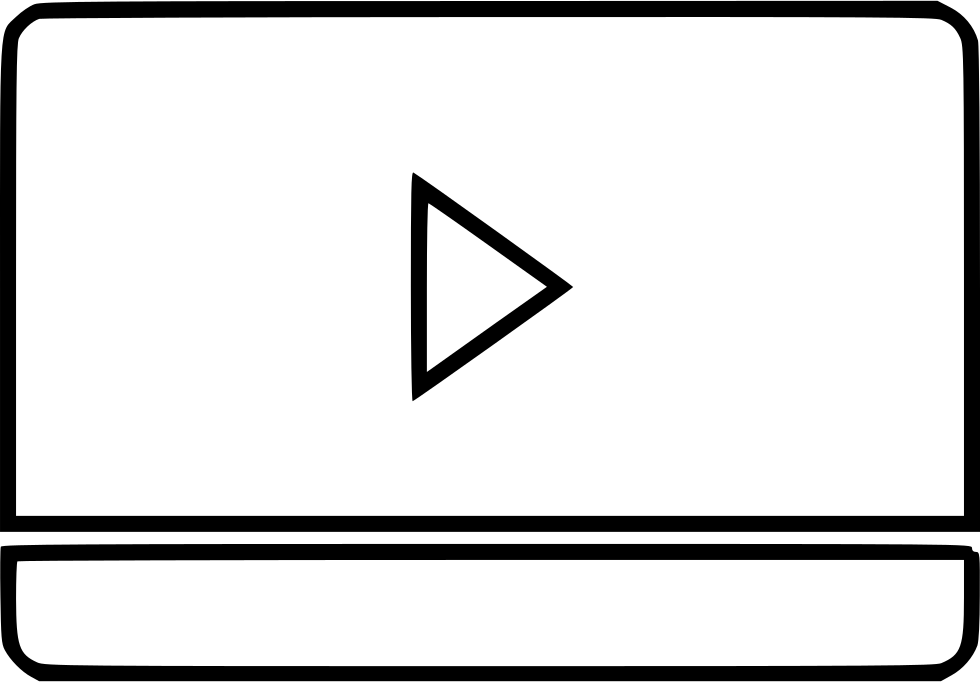 Monitor Play Player Tv Screen Comments - Icon (980x682), Png Download