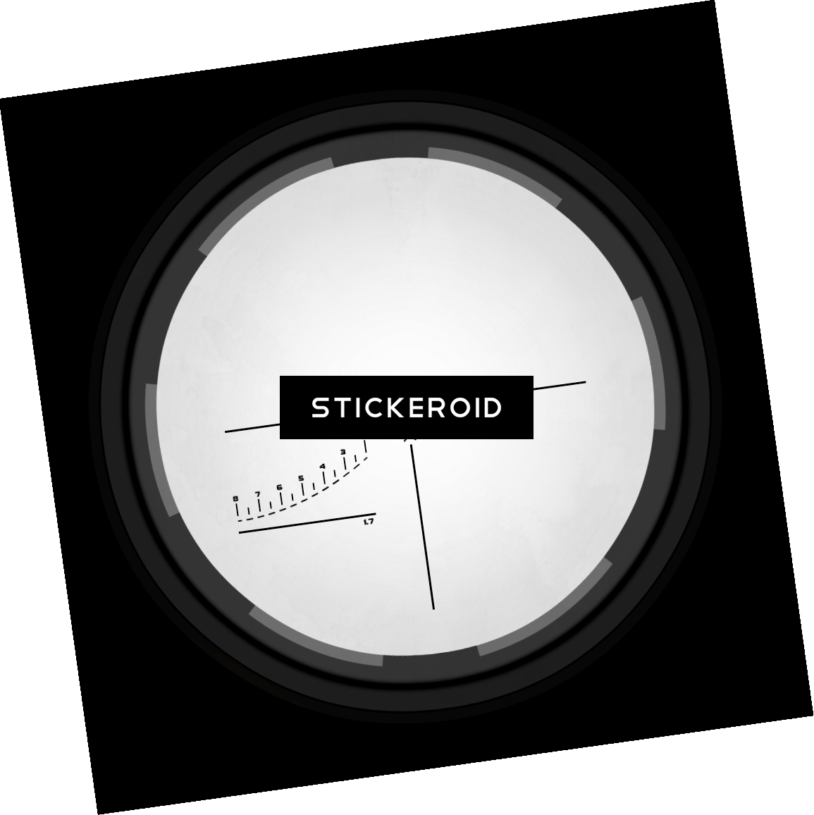 Sniper Scope Scopes - Pso 1 Scope Png (1155x1156), Png Download