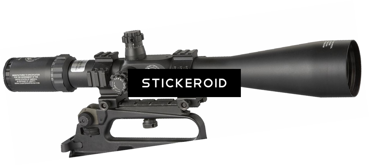 Sniper Scope Scopes - Sniper Rifle (1175x530), Png Download