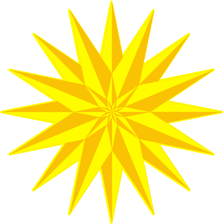 Yellow 3d Star Png - 3d Color Png Background (900x900), Png Download