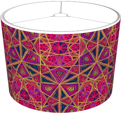 Geometric Hand Drawing Pattern - Lampshade (674x516), Png Download