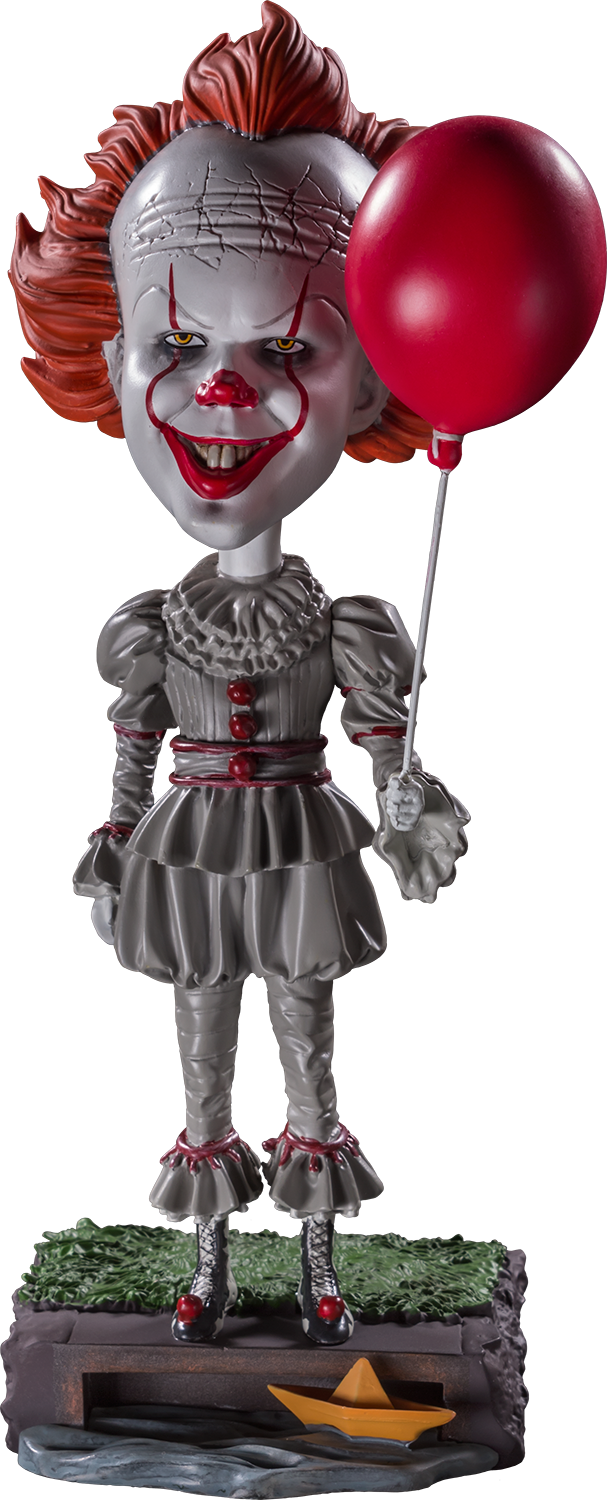 It - Pennywise Bobblehead (607x1500), Png Download
