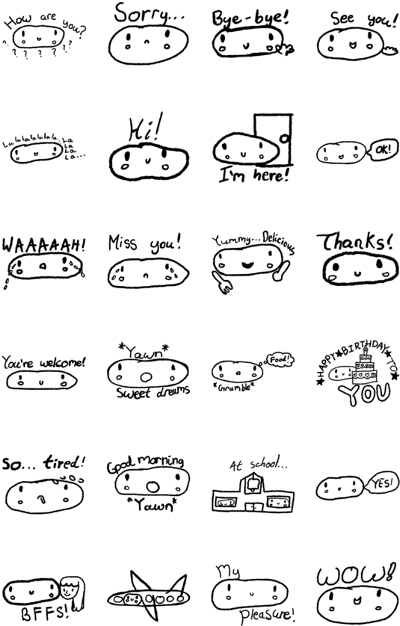 Kawaii Face By Erika - Haydar Haydar Kısa Sap Nota (420x673), Png Download