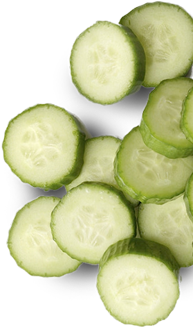 Leave - Cucumber (278x560), Png Download