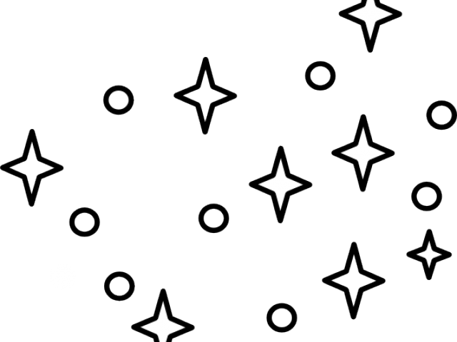 Star Outline - Black And White Stars Png (640x480), Png Download