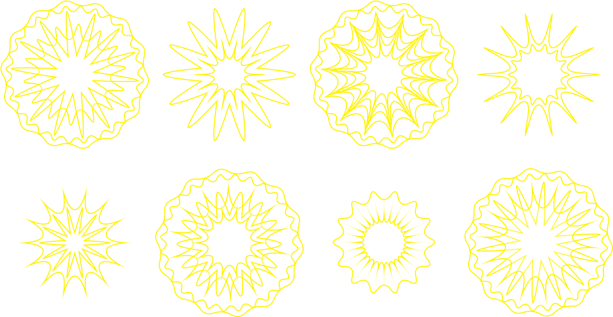 8 Sun Impressions Patterns Png File - Motif (1280x720), Png Download