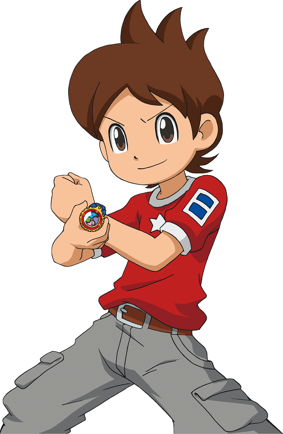 Nate - Yo Kai Watch Hero (1122x1718), Png Download