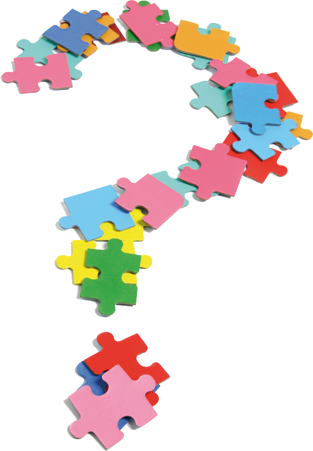 Cool Question Marks Png Download - Question Mark Puzzle Png (638x919), Png Download