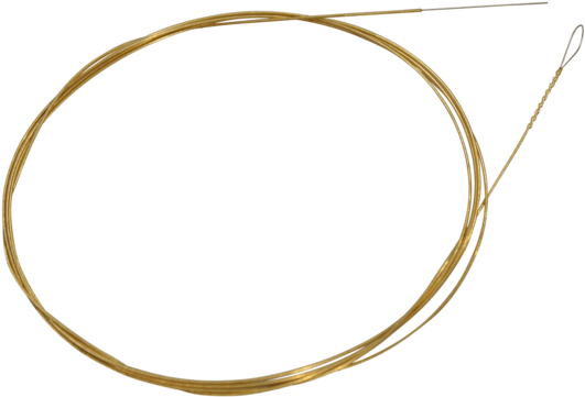 Roller-wound Brass Wound String, Loop End, - Bangle (600x400), Png Download