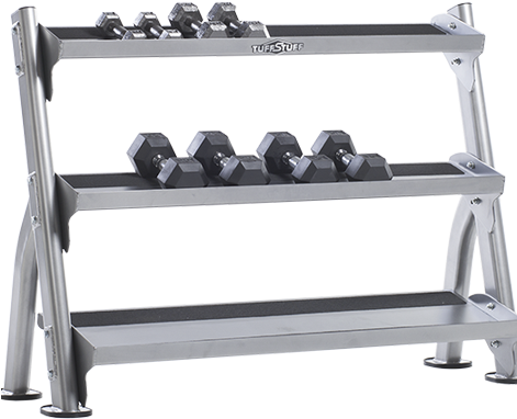 Tuffstuff Cdr-300 2-tier Tray Dumbell / Kettlebell (470x532), Png Download