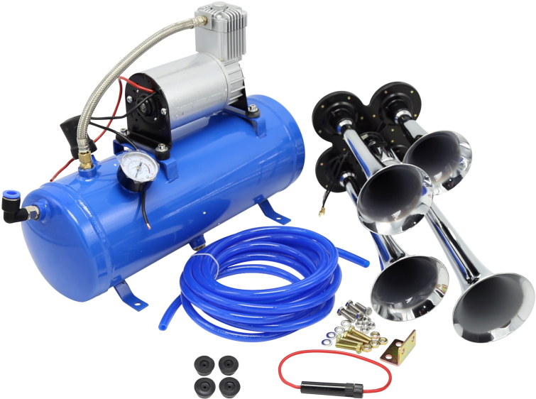 12v Electric Truck Tractor Train Air Horn Pakistan - Compressor (816x605), Png Download
