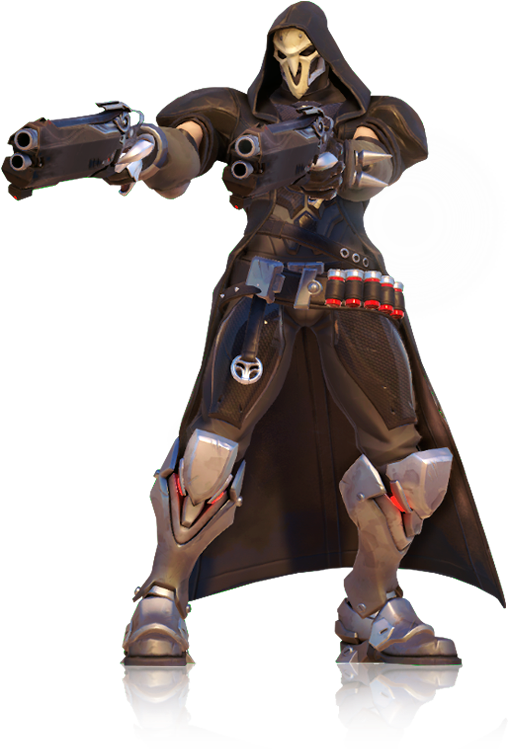 04 Reaper - Reaper Overwatch Gif Transparent (529x873), Png Download