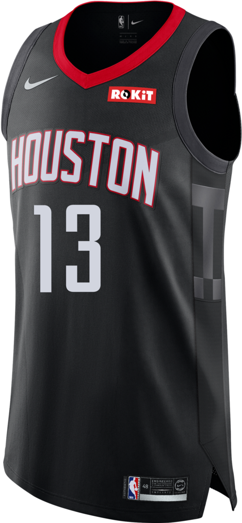 Men's Houston Rockets Nike James Harden Statement Edition - Houston Rockets Carmelo Anthony Jersey (1024x1024), Png Download
