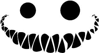 Cheshire Cat Smile Png - We Are All Mad Here Wall (479x299), Png Download