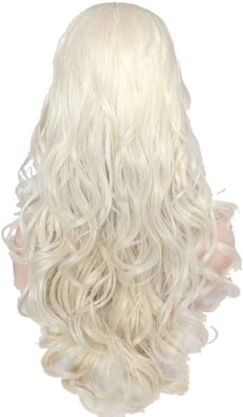 Buy Ford Long Platinum Blonde Wig - Women Grimm Hair Long Blonde Wig High Quality Wavy (600x600), Png Download