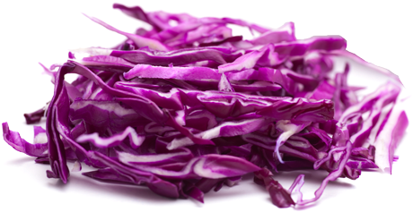 Shredded Cabbage Red (550x326), Png Download