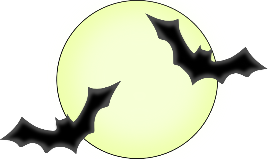 Halloween Bat Cartoon (938x557), Png Download