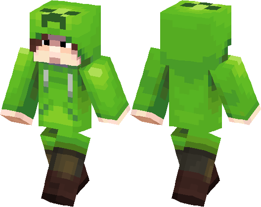 Creeper Skin Png Clip Freeuse Library - Skin De Creeper Minecraft ...