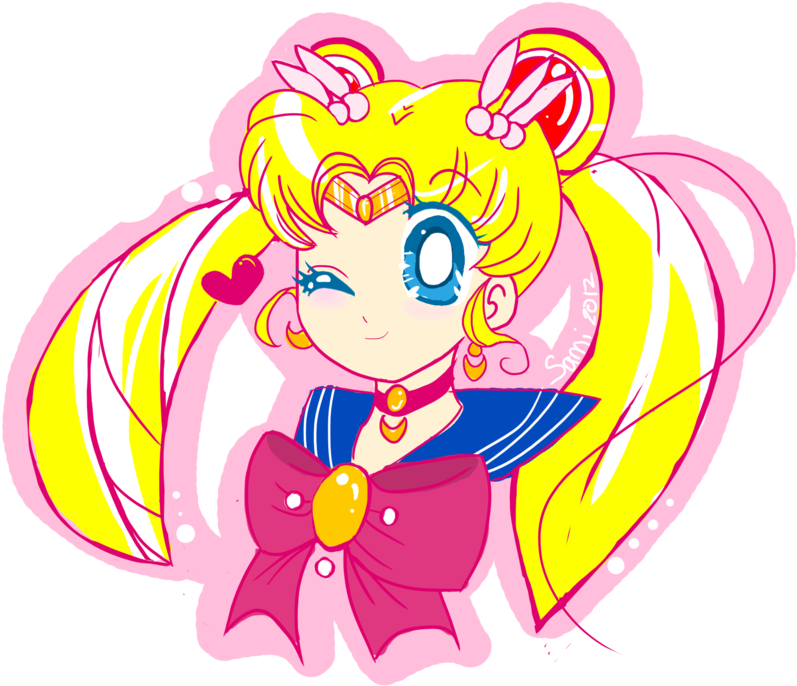 Sailor Moon Chibi Png (900x745), Png Download