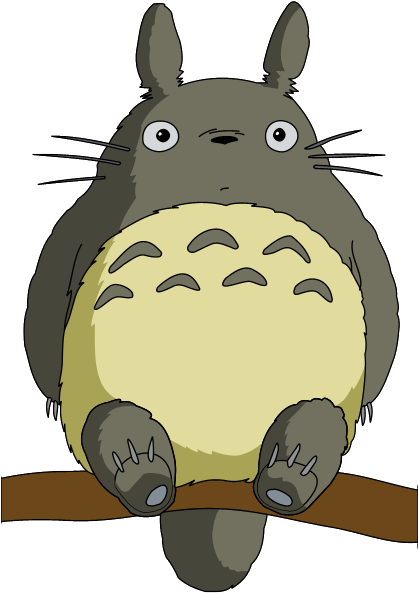 Totoro Ears (417x616), Png Download