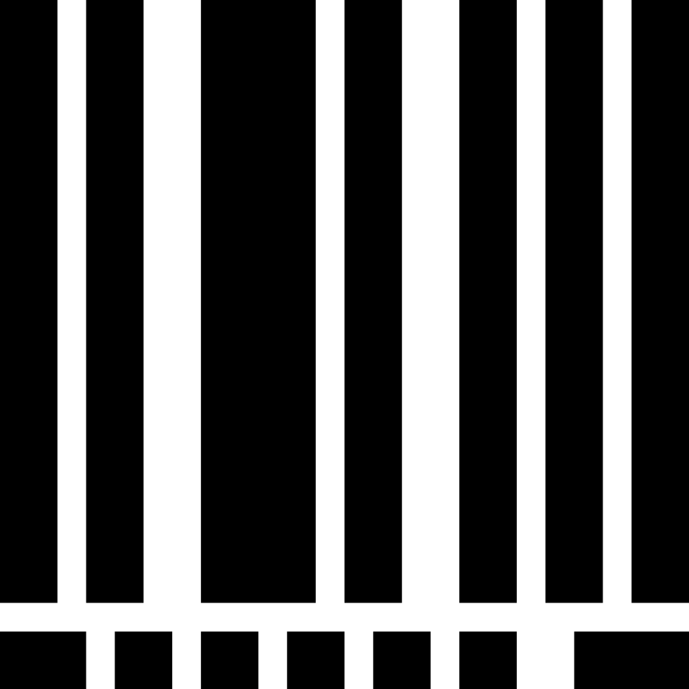 Barcode - - Icon (980x980), Png Download