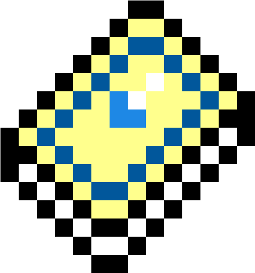 Ocean Wave - Kookie Bt21 Pixel Art (1184x1184), Png Download