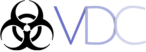 Vdc - - Red Biohazard Heart Throw Blanket (800x300), Png Download