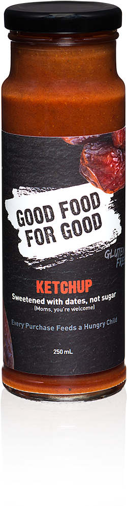 Good Food For Good Ketchup Has Only 1g Of Sugar Per - Ketchup Date (1000x1000), Png Download