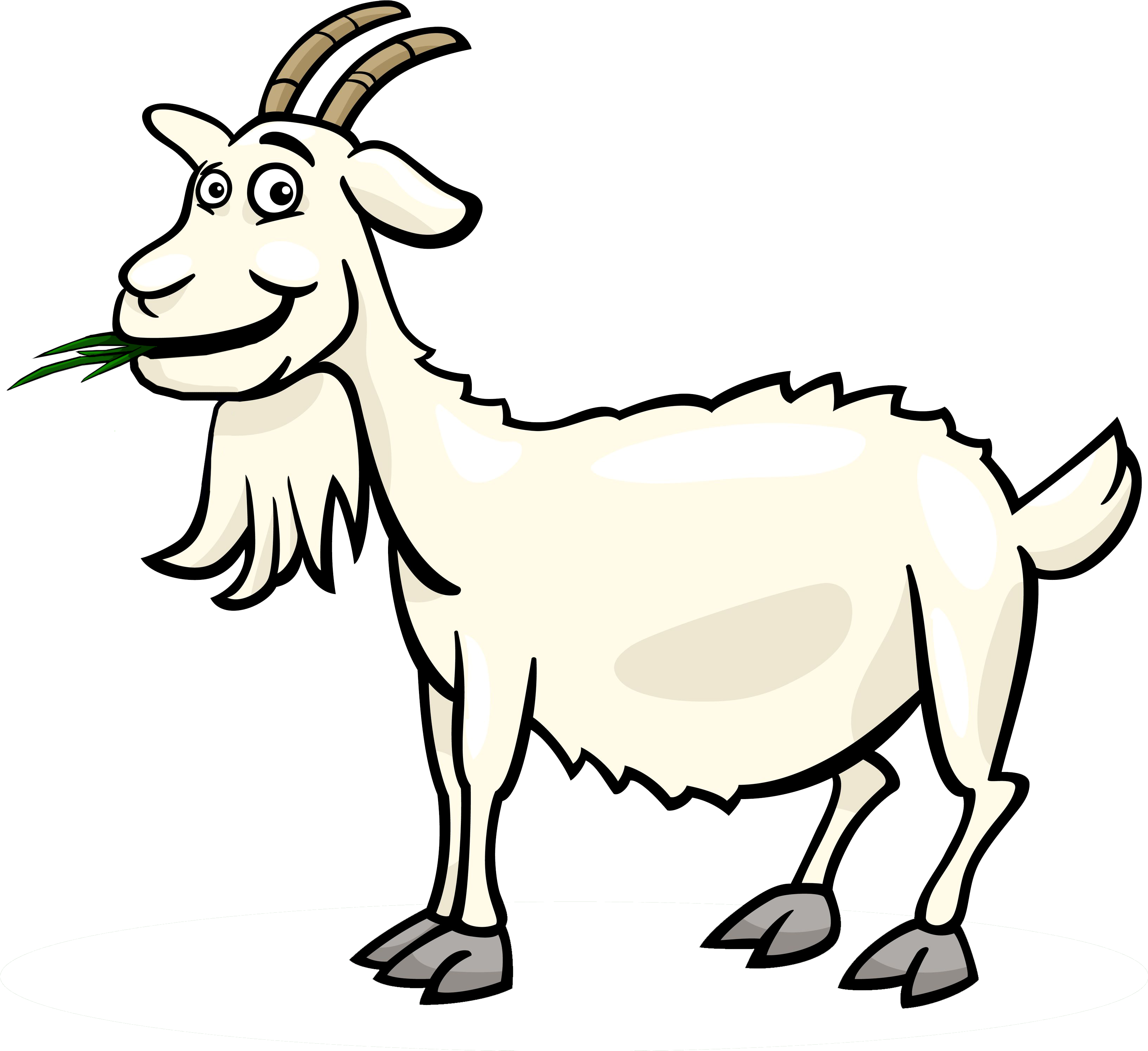 Lawn Care - Draw Easy Goats (3278x2986), Png Download
