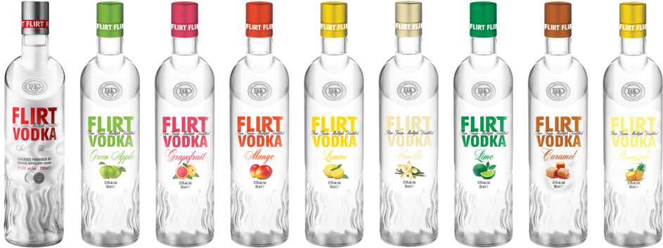 Vodka Lineup (1000x352), Png Download