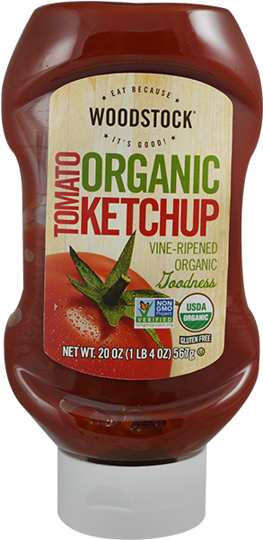 Woodstock Farms Tomato Ketchup Og Canned Food-20 Oz - Woodstock Ketchup, Organic, Tomato - 32 Oz (650x650), Png Download