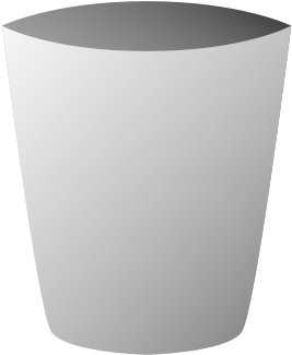 Clipart - Trash Can - Trash Bin Clipart Png (794x972), Png Download