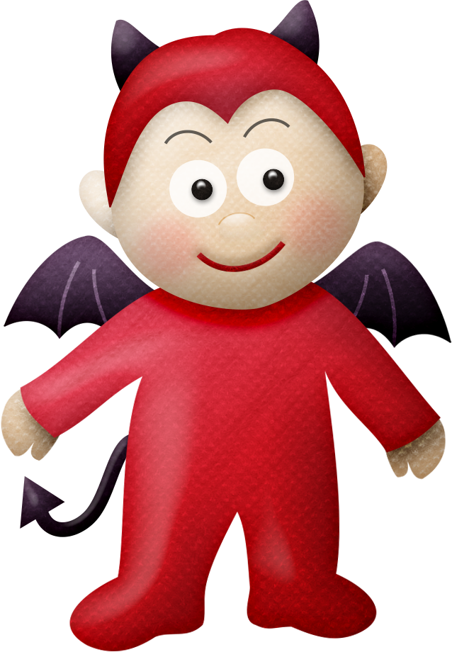 Little Tricksters Halloween Prints, Halloween Clipart, - Single Halloween Characters Clipart (638x920), Png Download