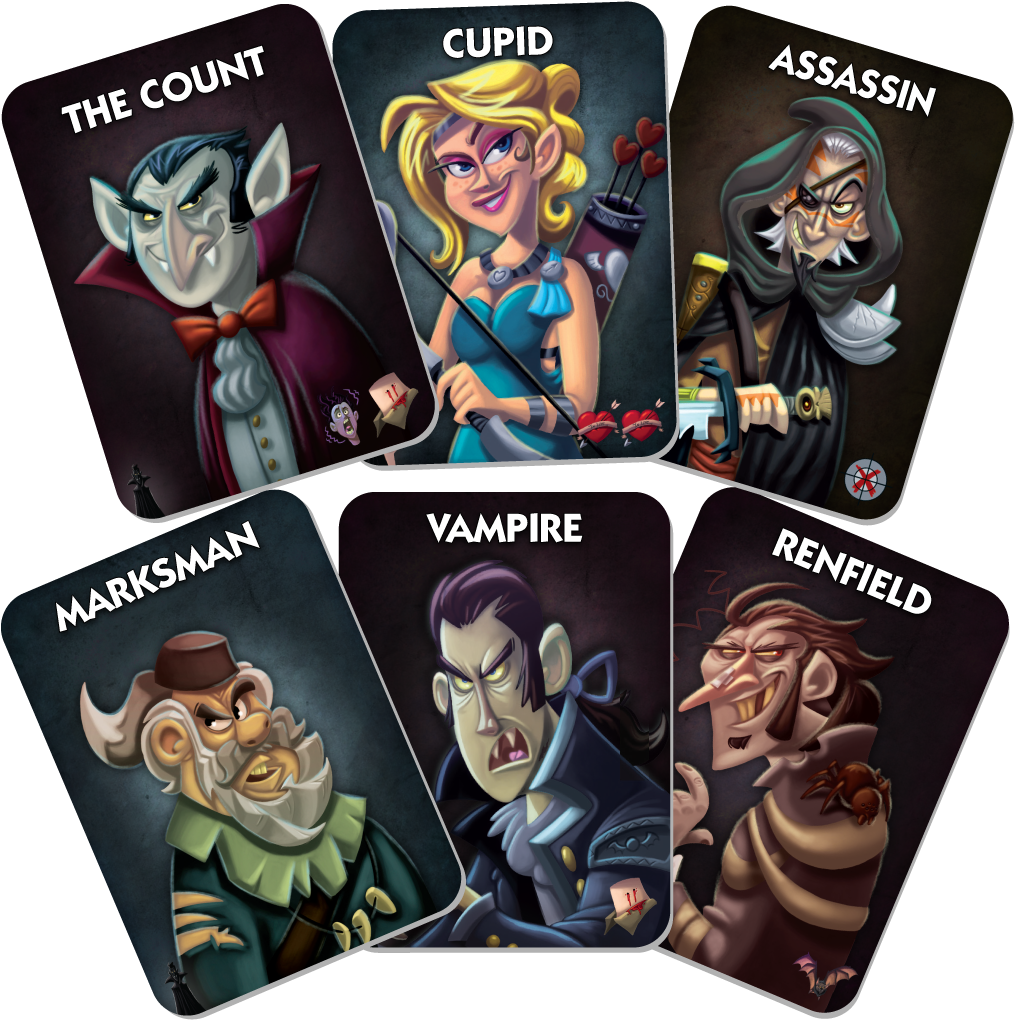 From The Manufacturer - Bezier Games One Night Ultimate Vampire Board Game (1024x1024), Png Download