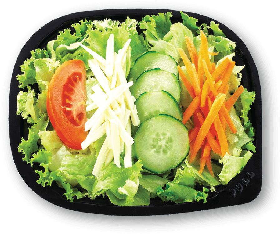 Garden Salad - Salad Wendys Indonesia (1165x854), Png Download