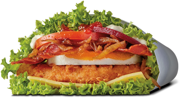 This Burger Is Loaded With Nz Chicken Or 100% Nz Angus - Lettuce Bun Chicken Burger (700x487), Png Download