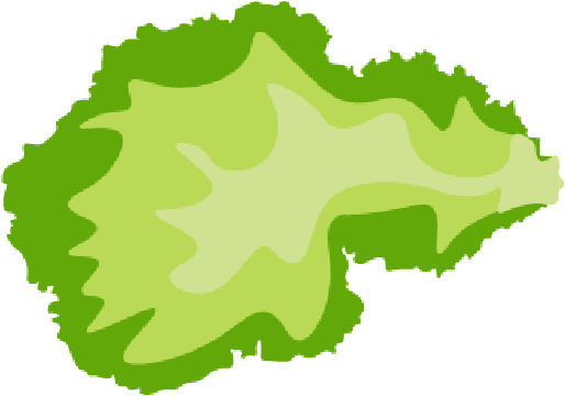 Responsive/skrollr Template - Slice Of Lettuce Clipart (733x476), Png Download