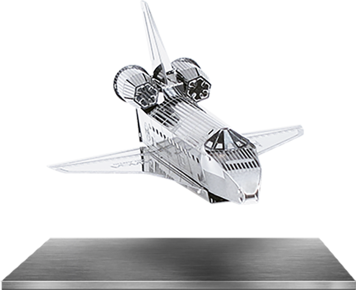 Fascinations Mms015 Space Shuttle Atlantis 3d Model (1250x1250), Png Download