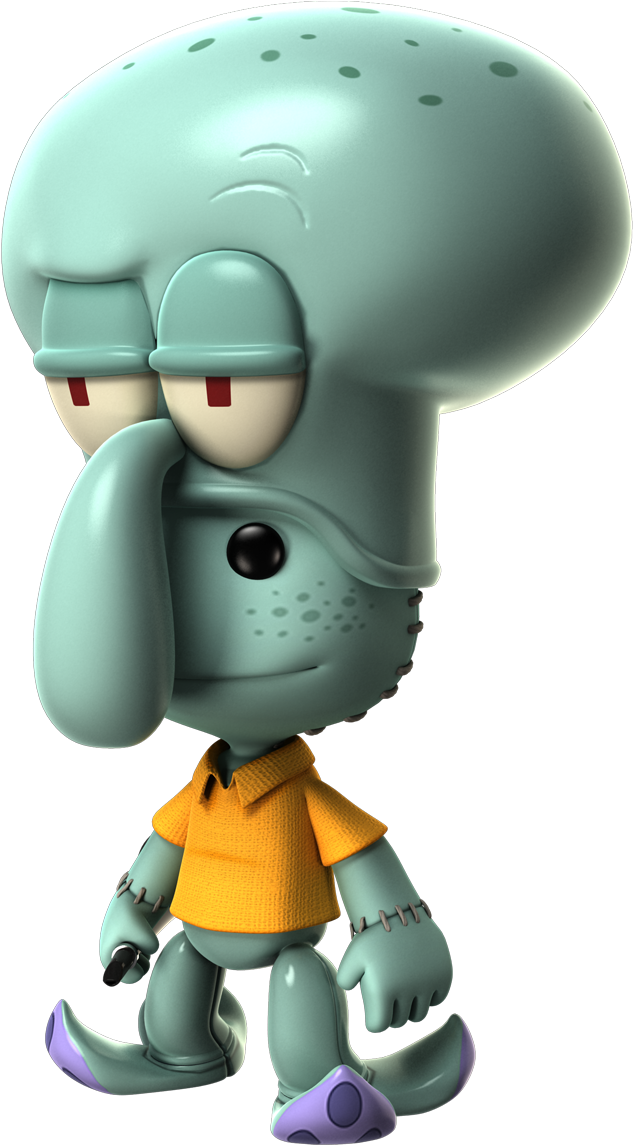 Squidwardperspective - Little Big Planet 3 Spongebob (1200x1200), Png Download