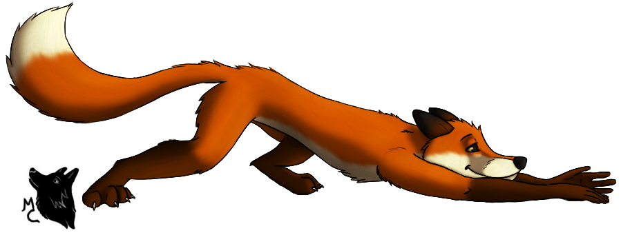 Fox Furry Png - Anthro Fox (961x350), Png Download