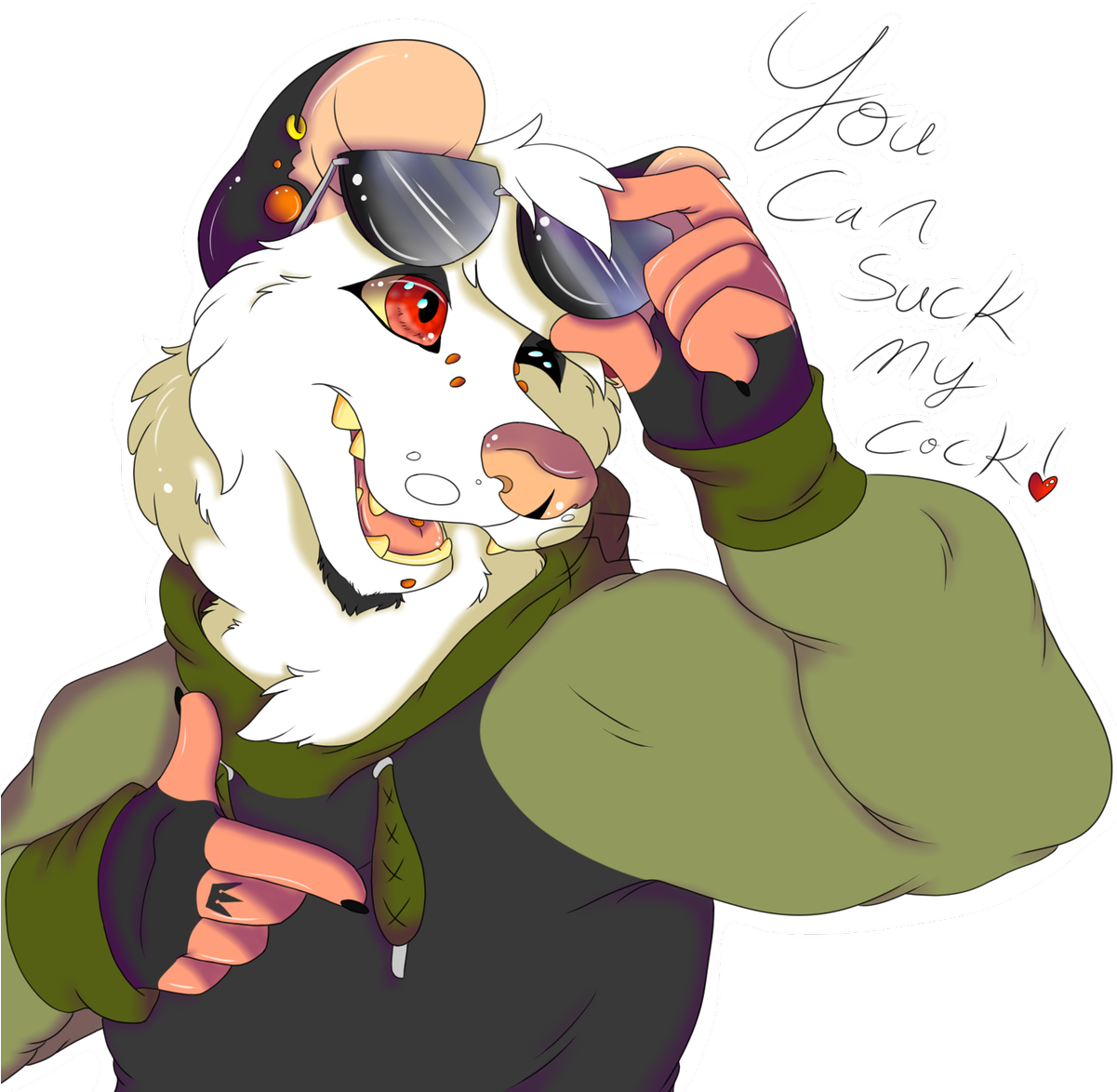 Smooch On Twitter - Opossum Furry Art (1200x1200), Png Download