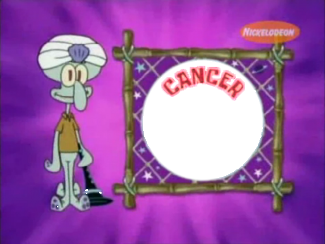 Copy Discord Cmd - Squidward Cancer (640x480), Png Download