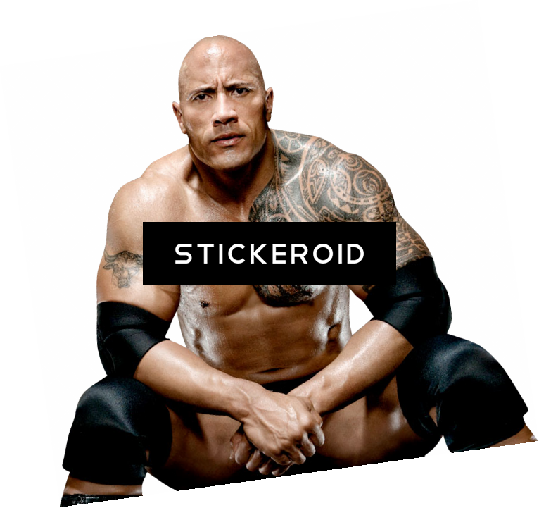 Dwayne Johnson - Barechested (766x721), Png Download