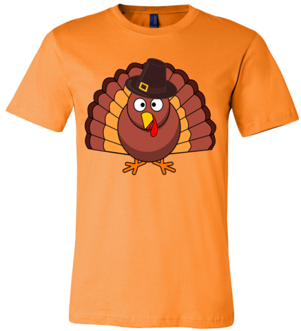 Turkey With Pilgrim Hat T-shirt - Happy Thanksgiving We Are Closed (480x480), Png Download