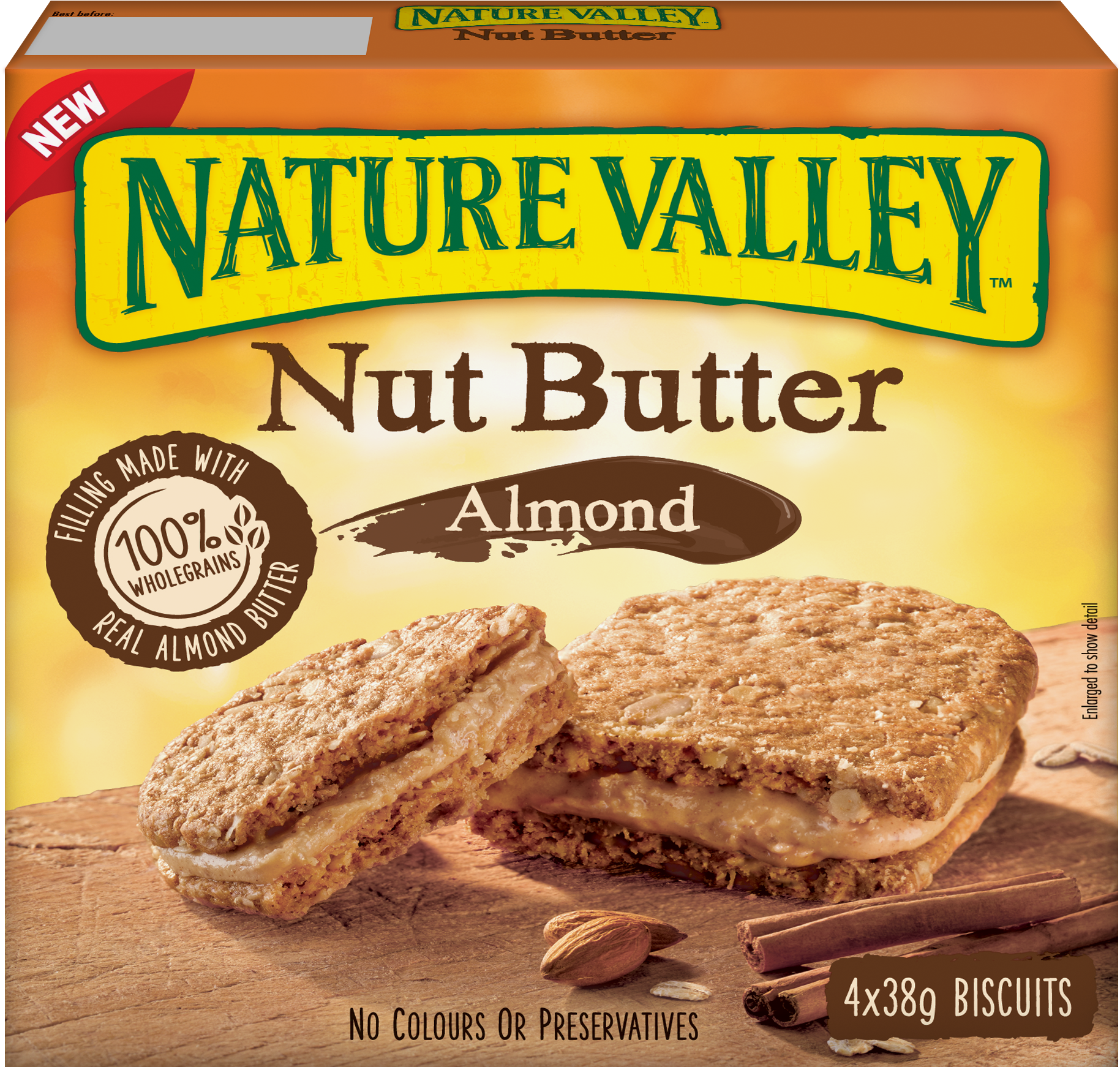 Nature Valley Nut Butter (2185x2159), Png Download